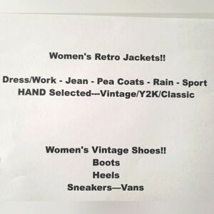 Women's Retro Jackets!!